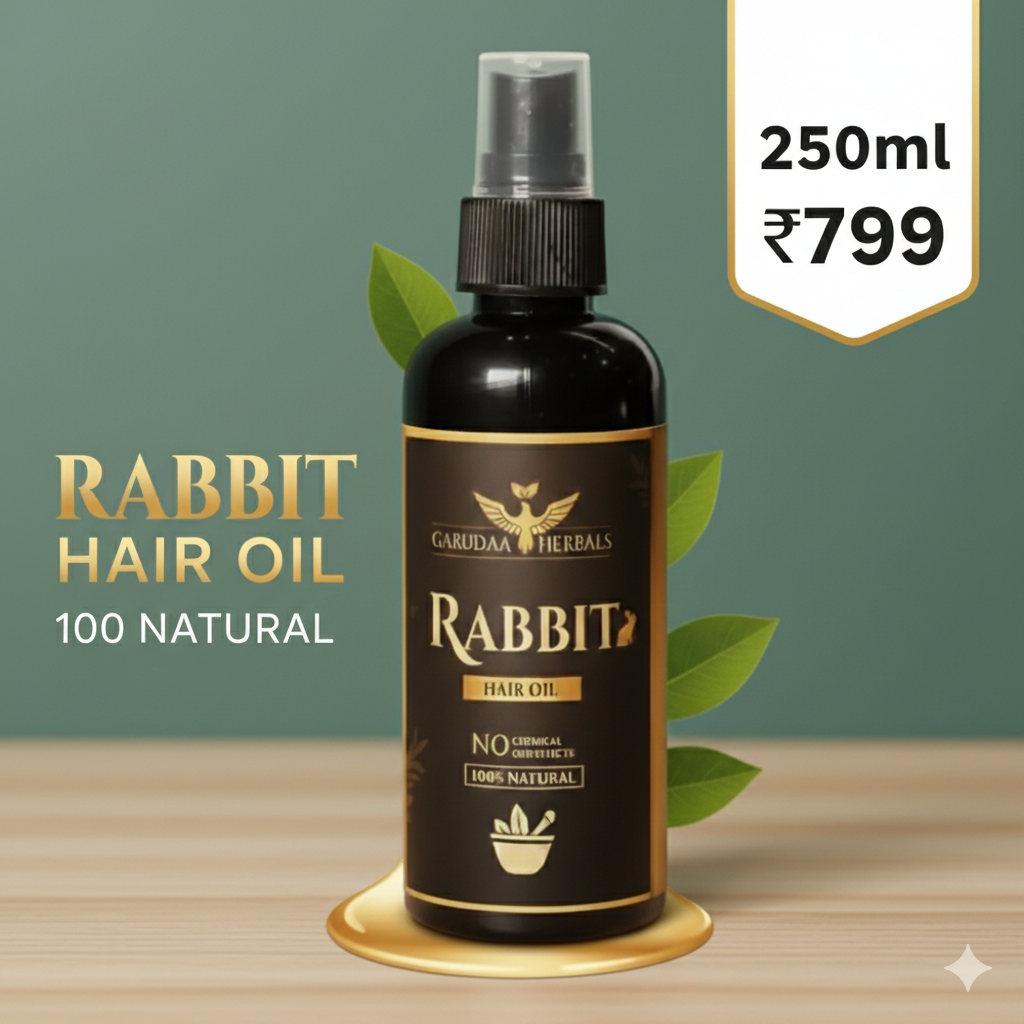Rabbit Herbal Hair Oil – 100% Stronger, Healthier Growth